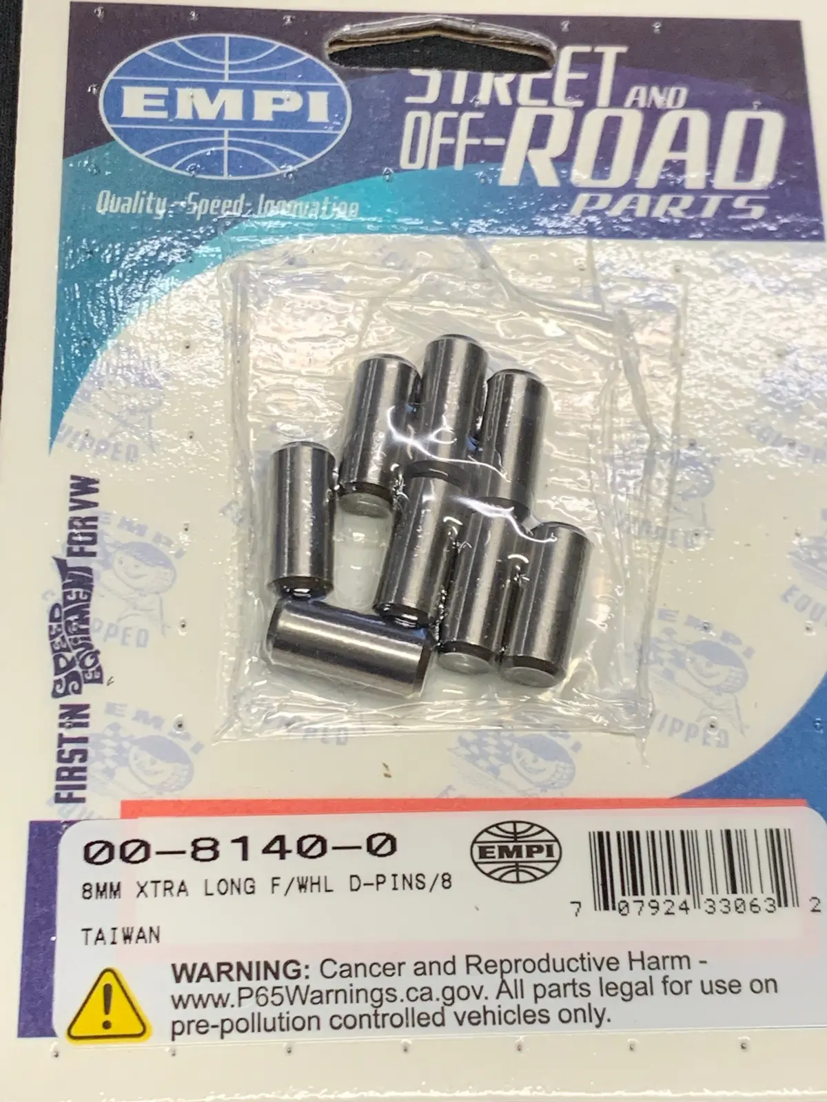 8Mm Competition Dowel Pin, Set Of 8 1