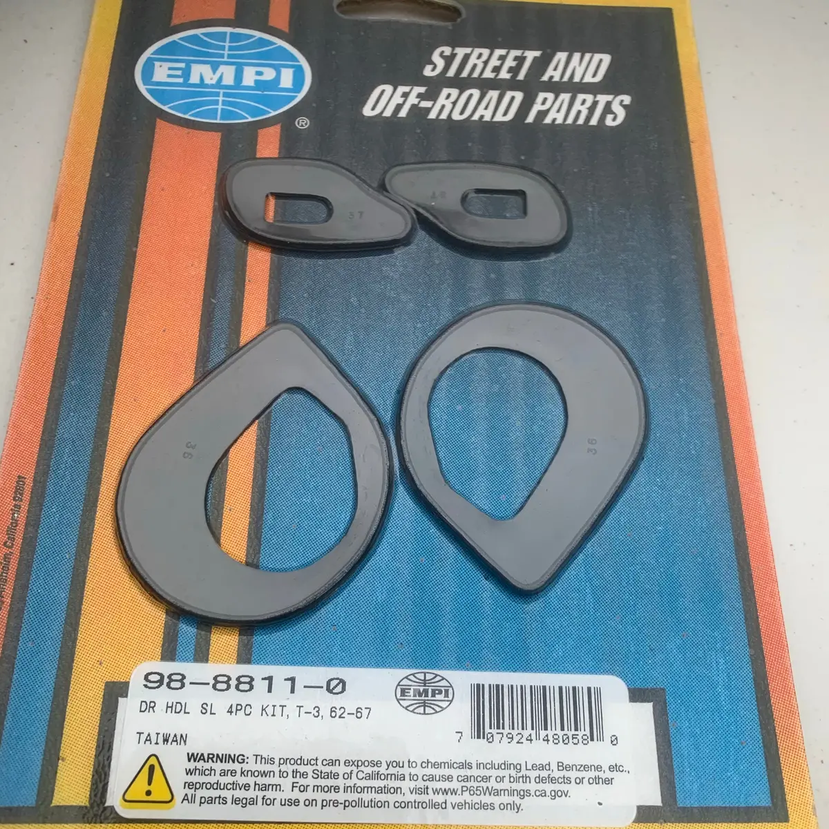 Door Handle Seal Kit, Type 3 1
