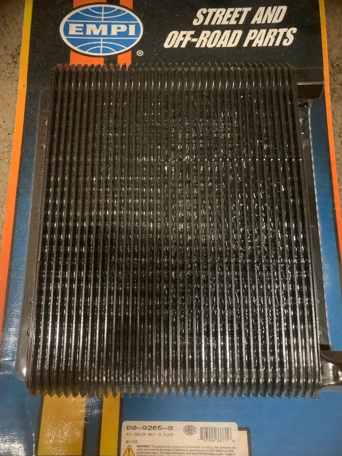 Oil Cooler, 72 Plate 1