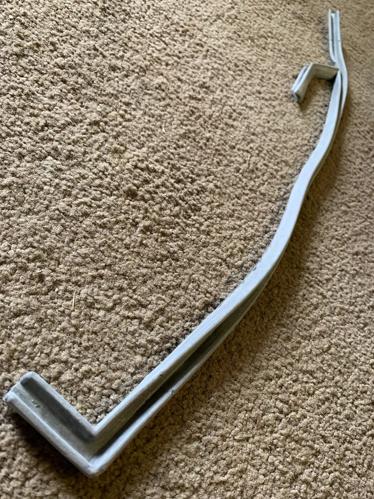 Door Hinge Pillar Weather Strip, Ghia 1960-74 1