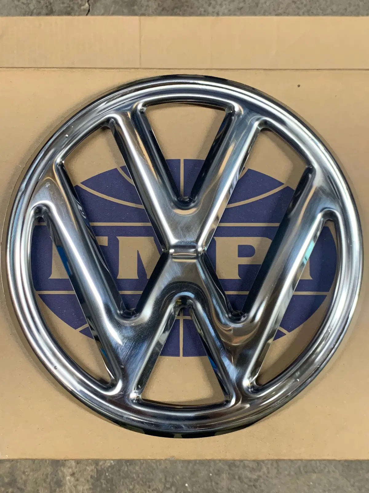 Nose Badge 10 Inch, Stainless Steel- Kombi 1968 To 1972 1