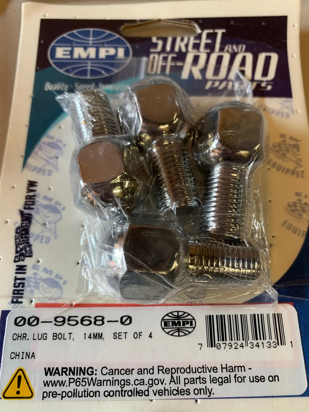 Wheel Lug Bolts (Chome Ball Seat) 14Mm M14-1.5 1