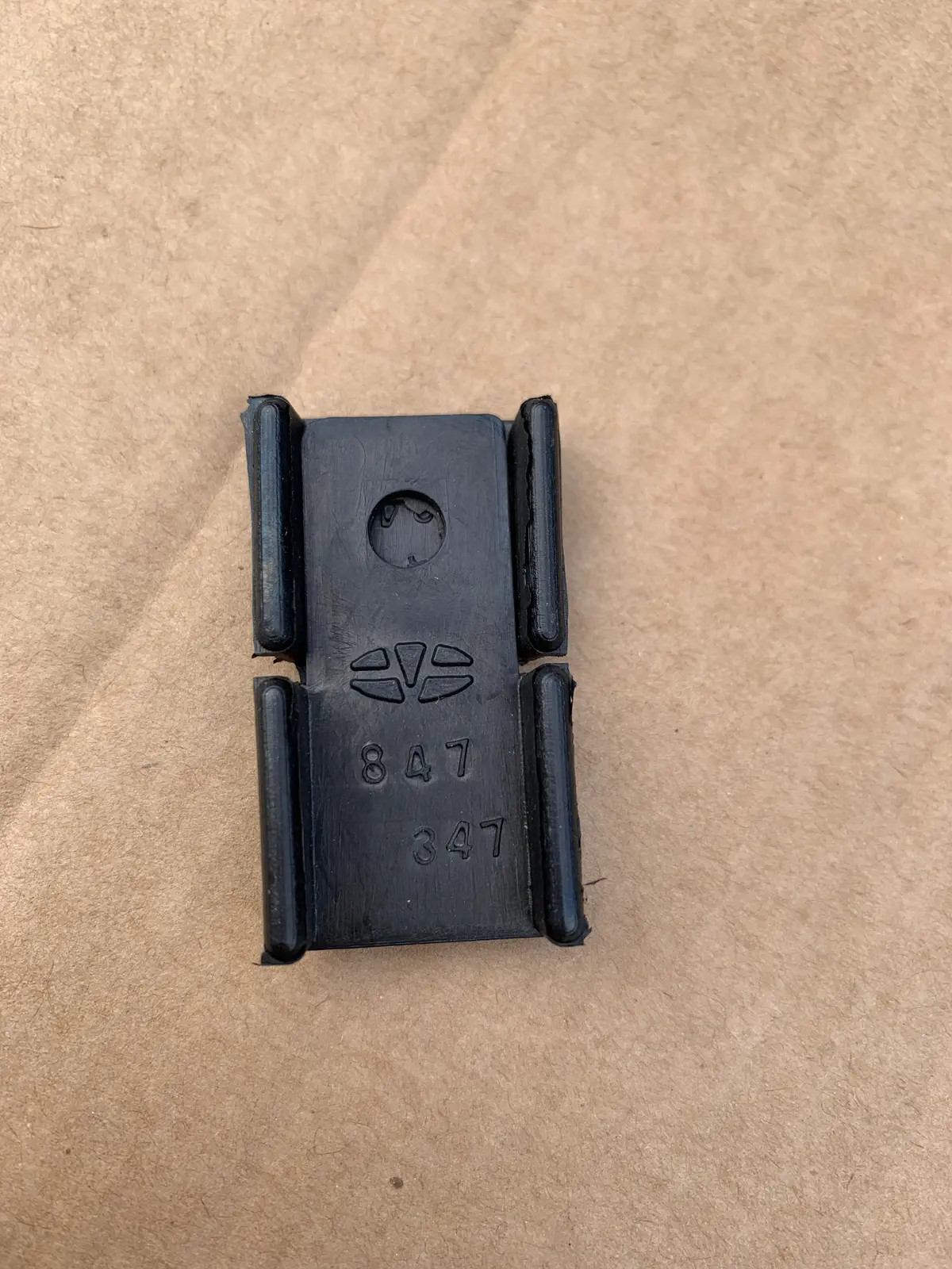 Quarter Pillar Seals Upper, Ghia 1959-71 1