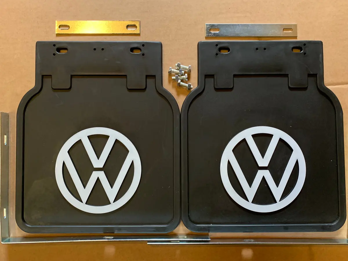 Mud Flaps With Vw Logo - Fits All Models. 1