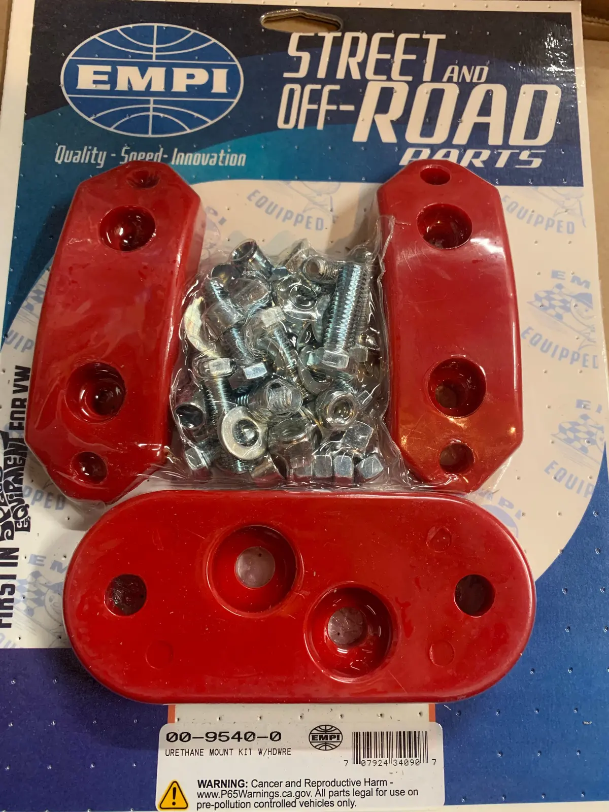 Urethane Trans Mount Kit, Beetle 1961-72 1