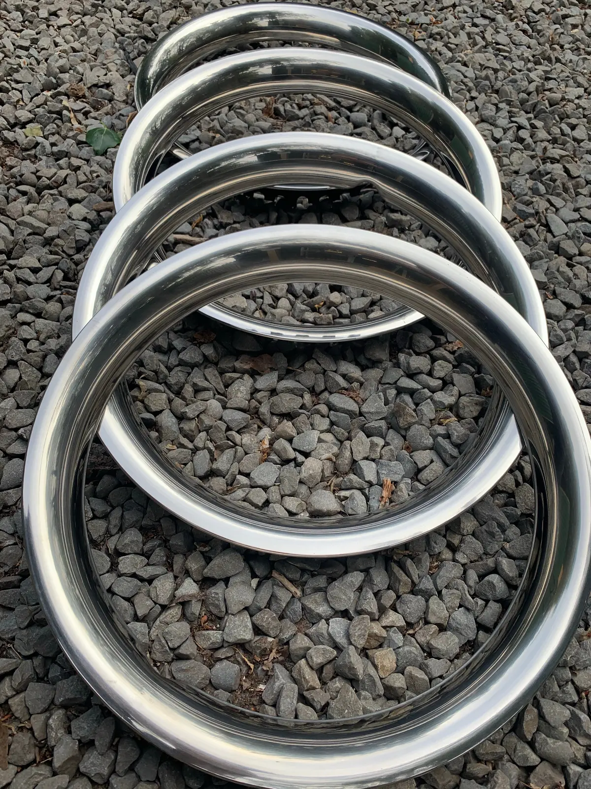 Wheel Bands 15" Stainless Steel 1
