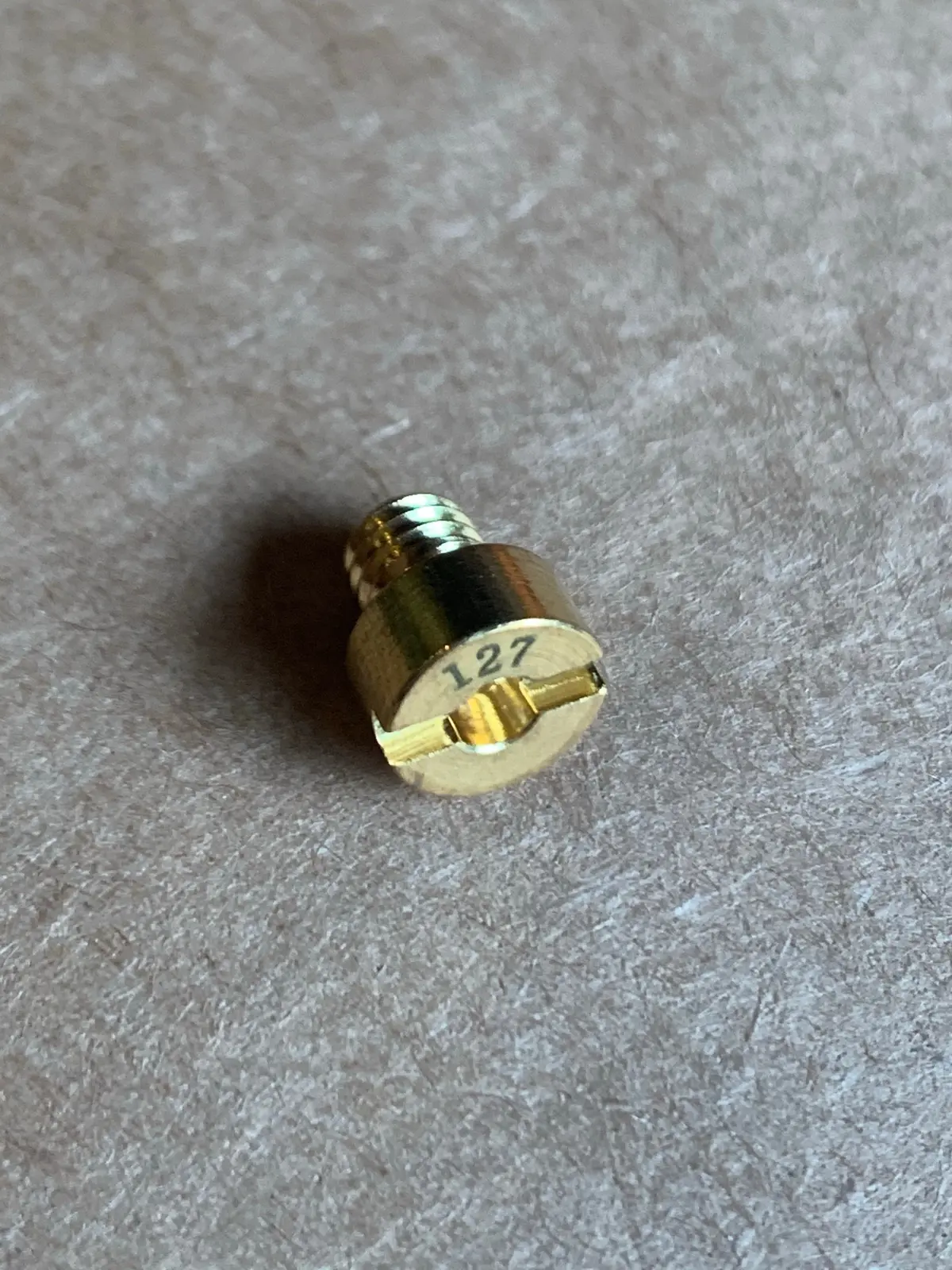Carburetor 127.5 Main Jet 1