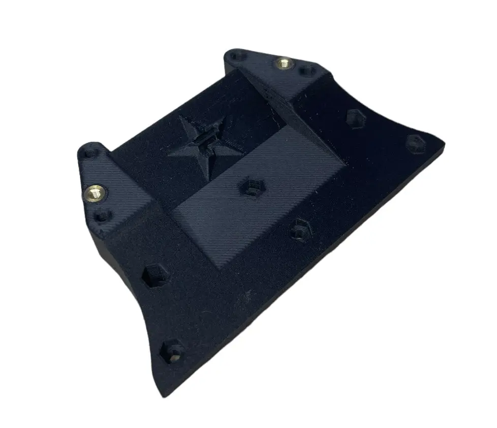 61214 Dr10 Sweeper Rear Chassis Plate Adapter 1