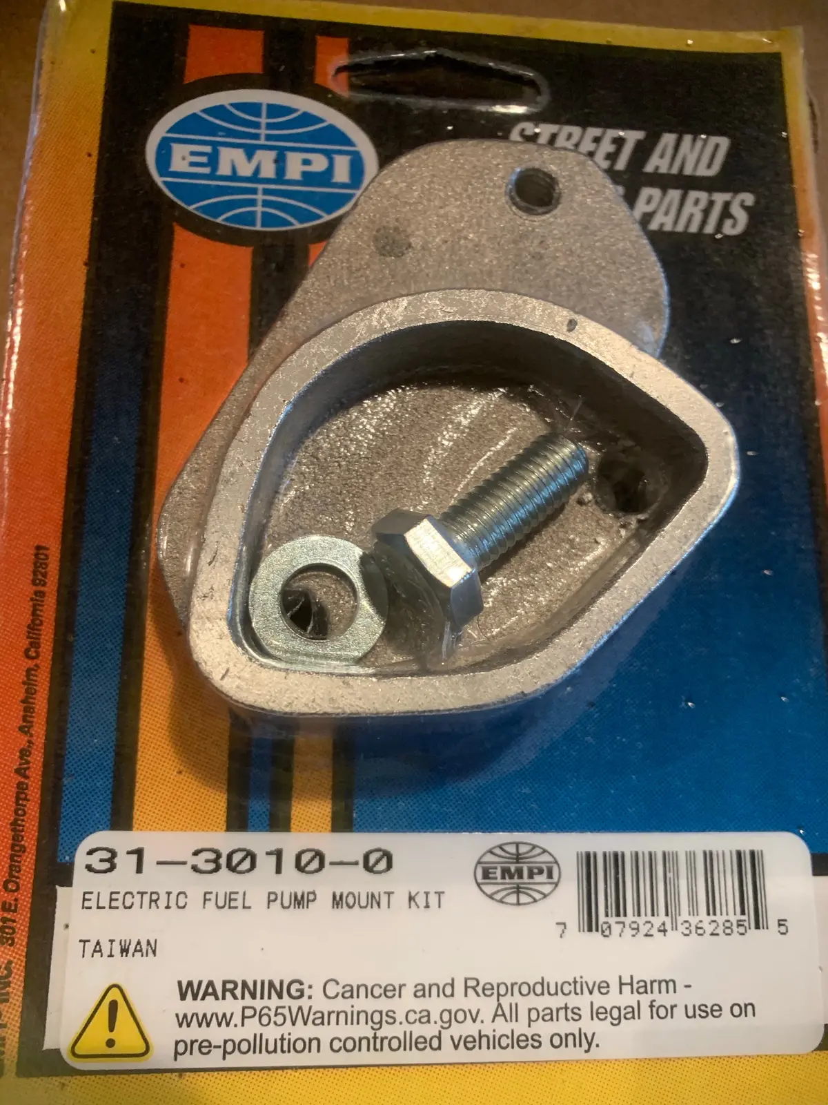 Electric Fuel Pump Mount Kit, 1200-1600Cc 1