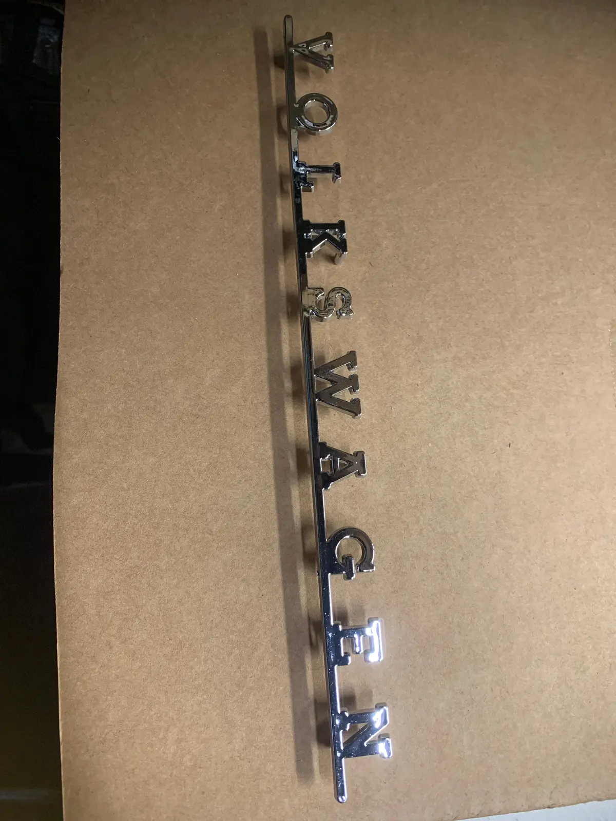 "Volkswagen" Badge Plastic 1