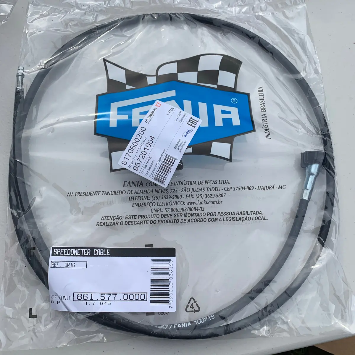 Speedo Cable, Lhd - Beetle 1970 To 1979 1
