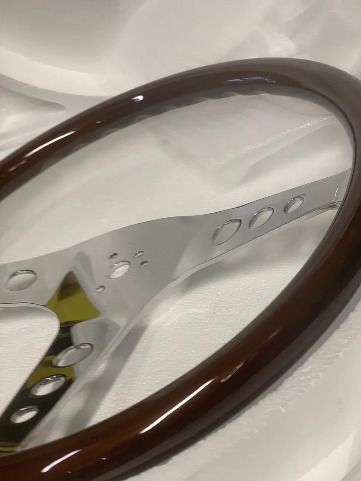 Wood Steering Wheel 18", Kombi 1