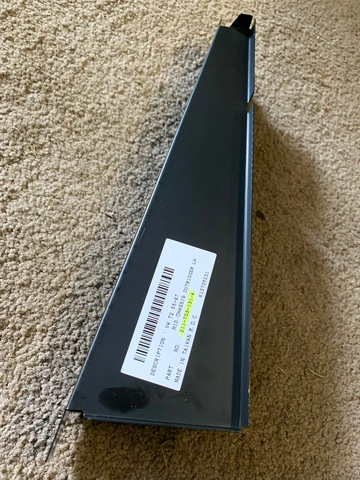 Middle Chassis Outrigger, Kombi 1955-67 1