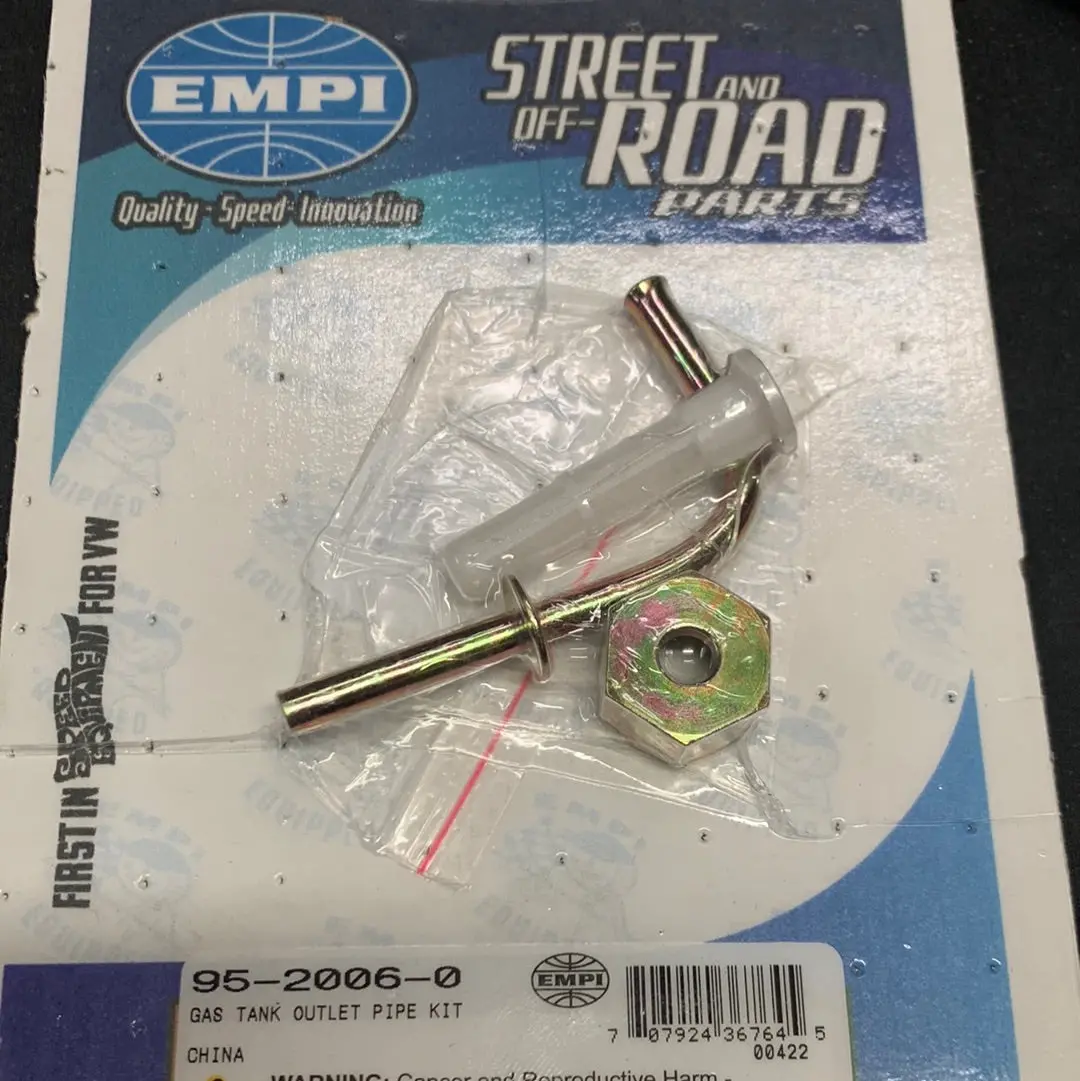 Fuel Outlet Kit, Beetle/Kombi/Ghia 2