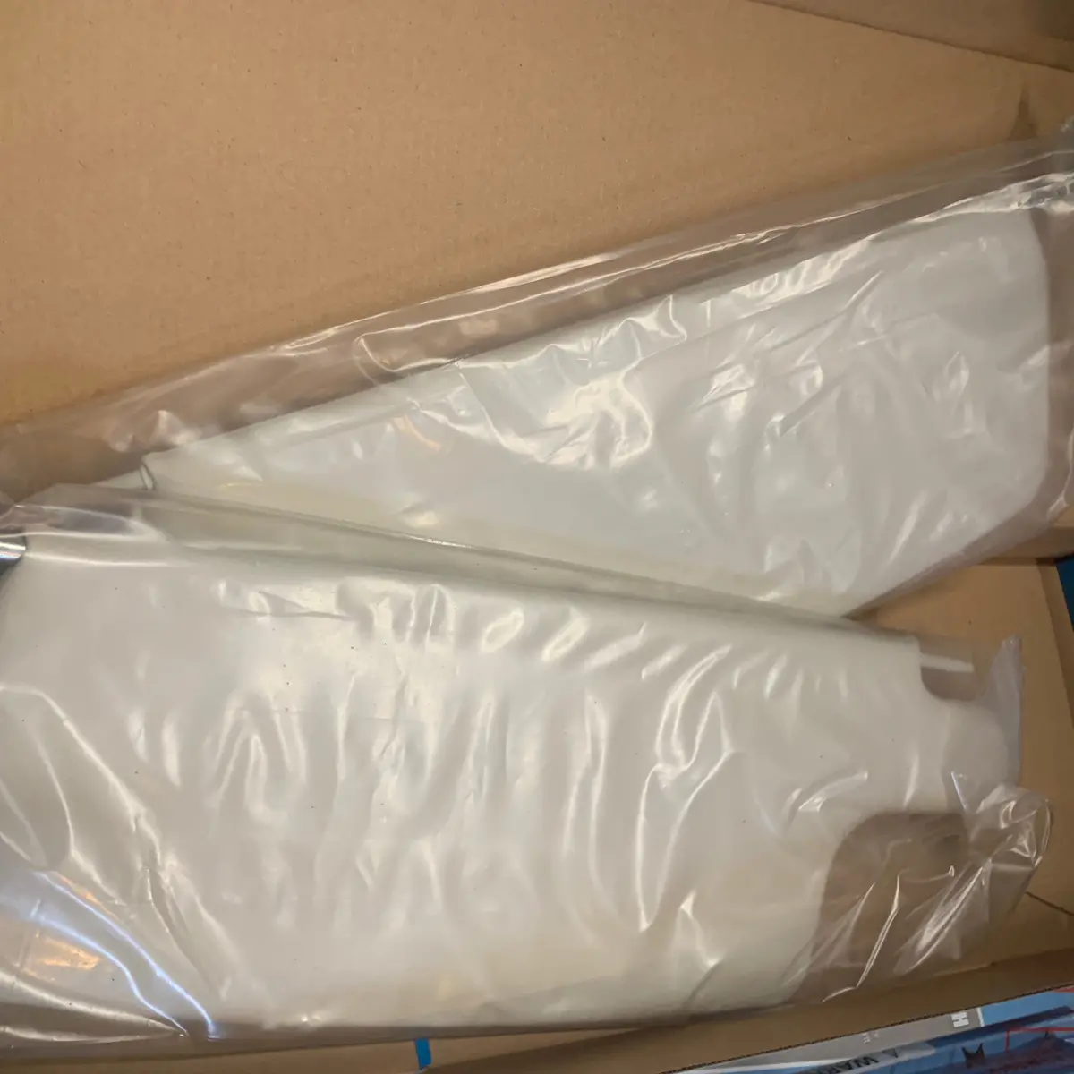 Sun Visor Set Off White, Beetle 1967-85 1