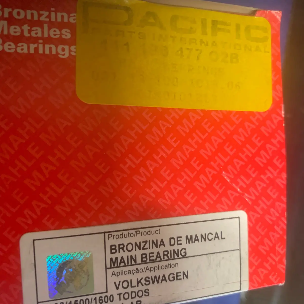 Main Bearings Cr 30 / C 20 / T 80 1