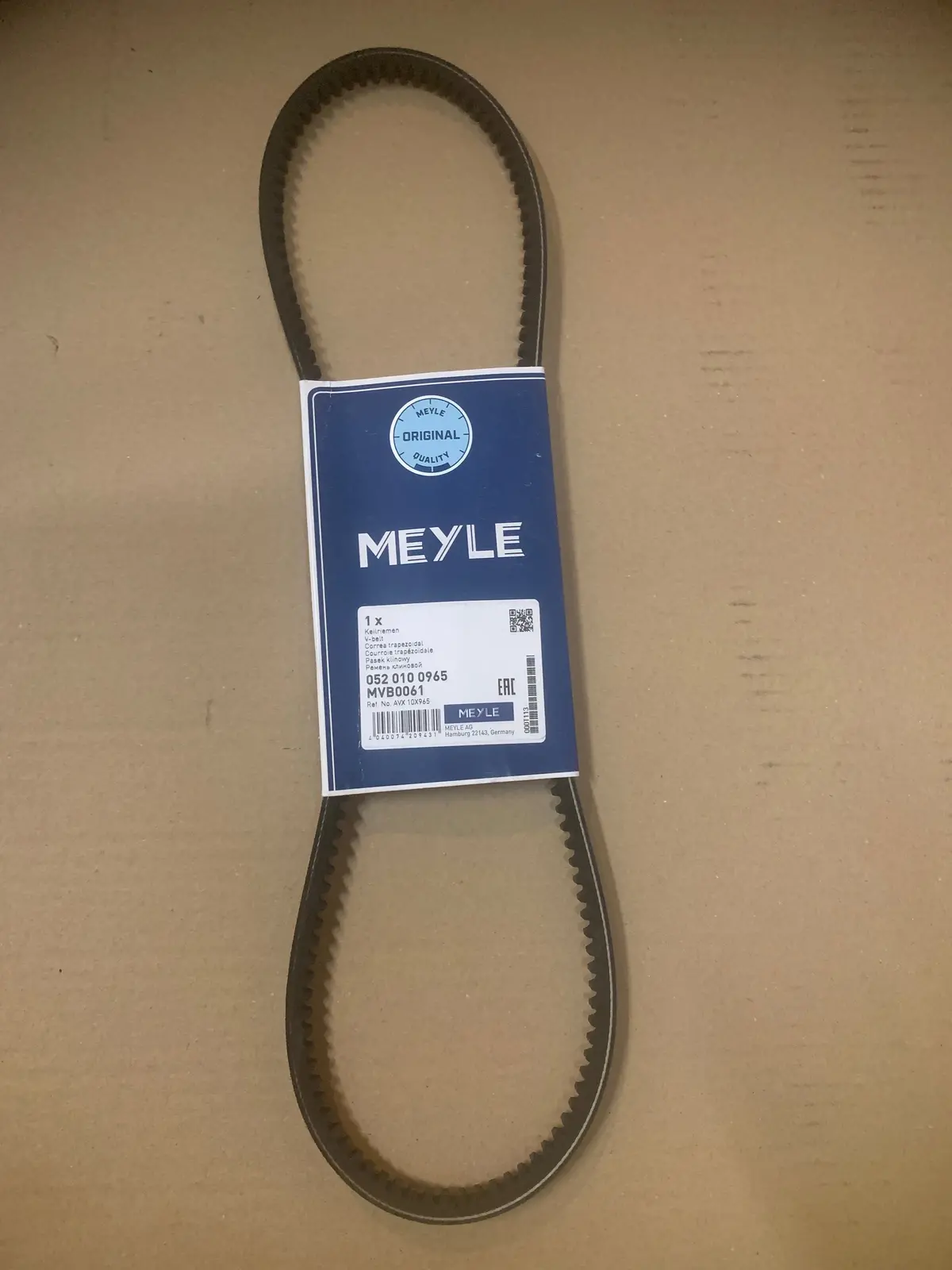 Fan Belt 10 X 965Mm - Kombi 1968 To 1979 1