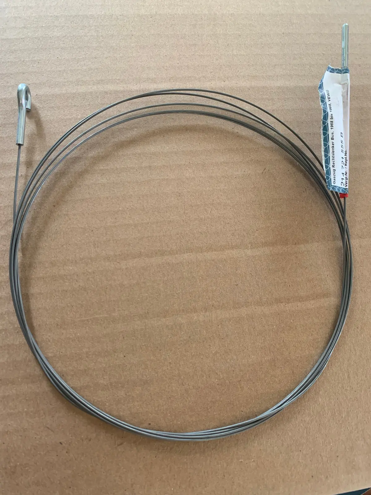 Accelerator Cable Rhd, Bay Kombi 1968-69 1