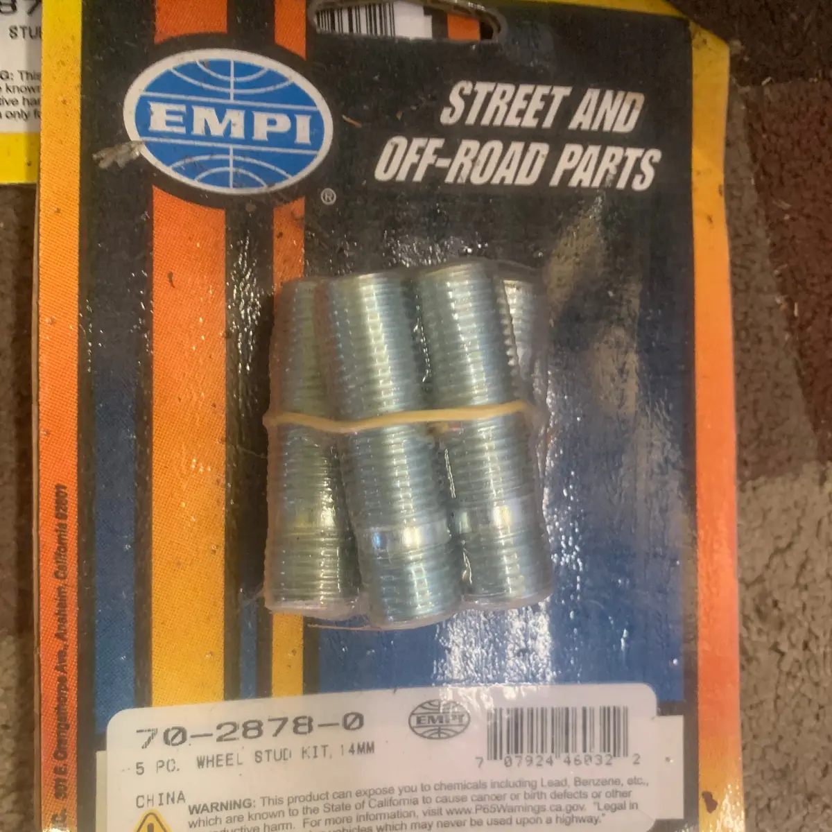 Wheel Studs Extra Long 14Mm X 1.5 (Zinc) 1