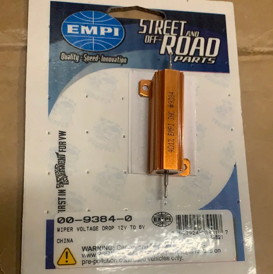 Wiper Voltage Drop 12V To 6V 1