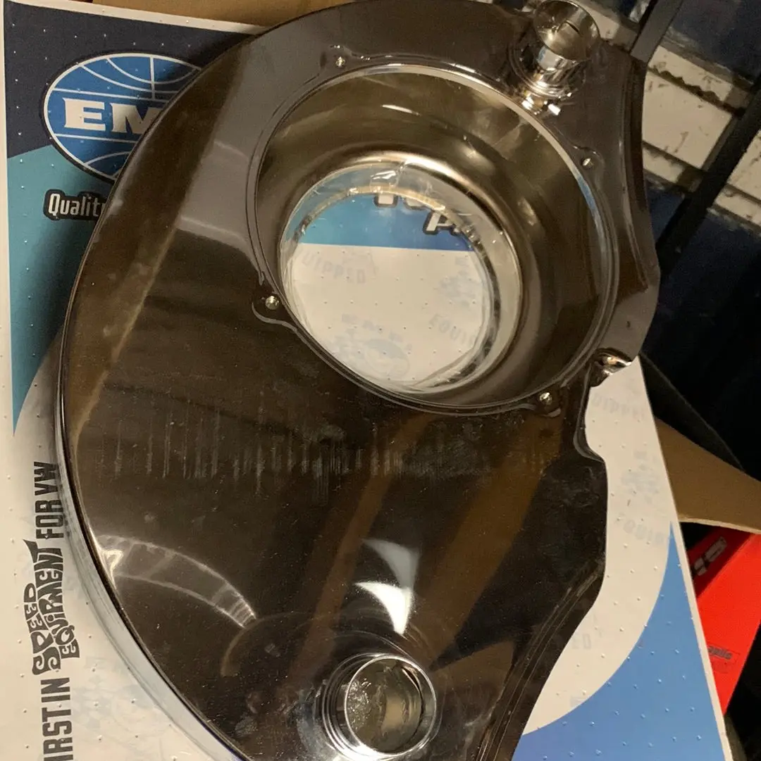 36Hp Shroud, Chrome With Ducts 1