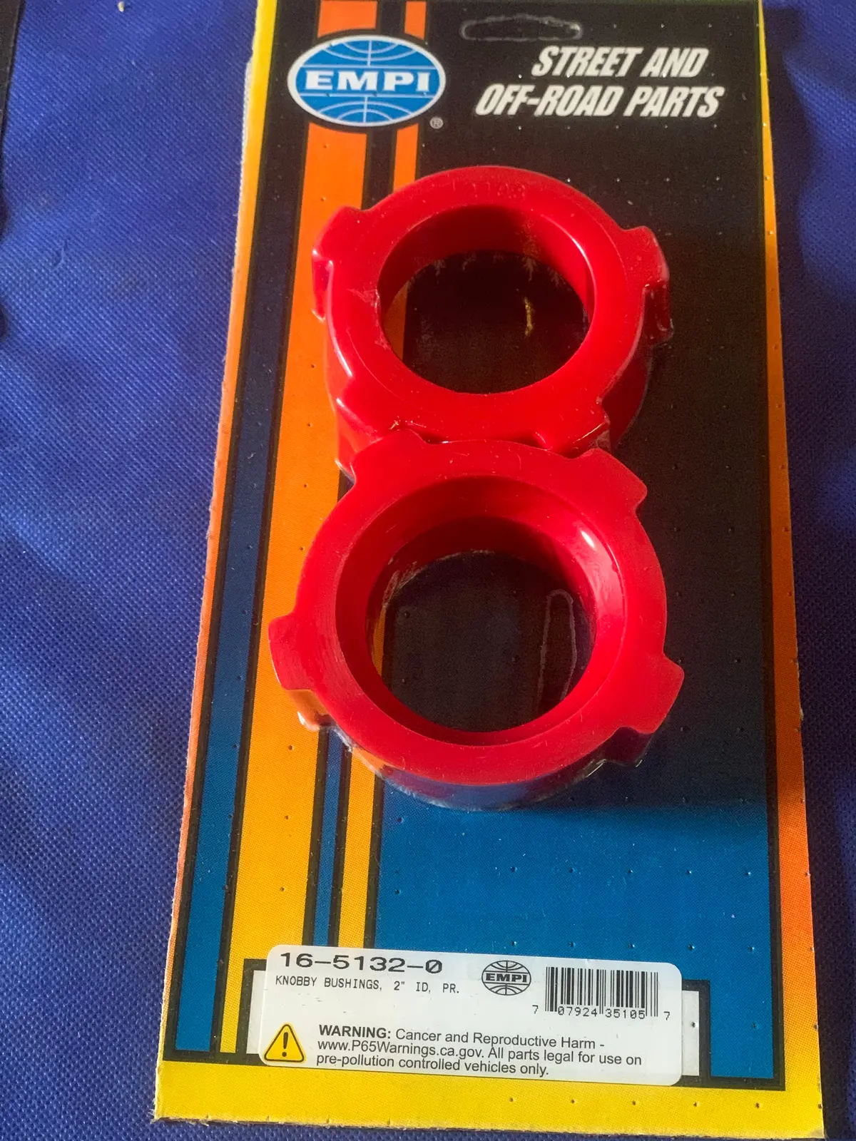 Urethane Rear Suspension Knobby Bushings, 2" 1
