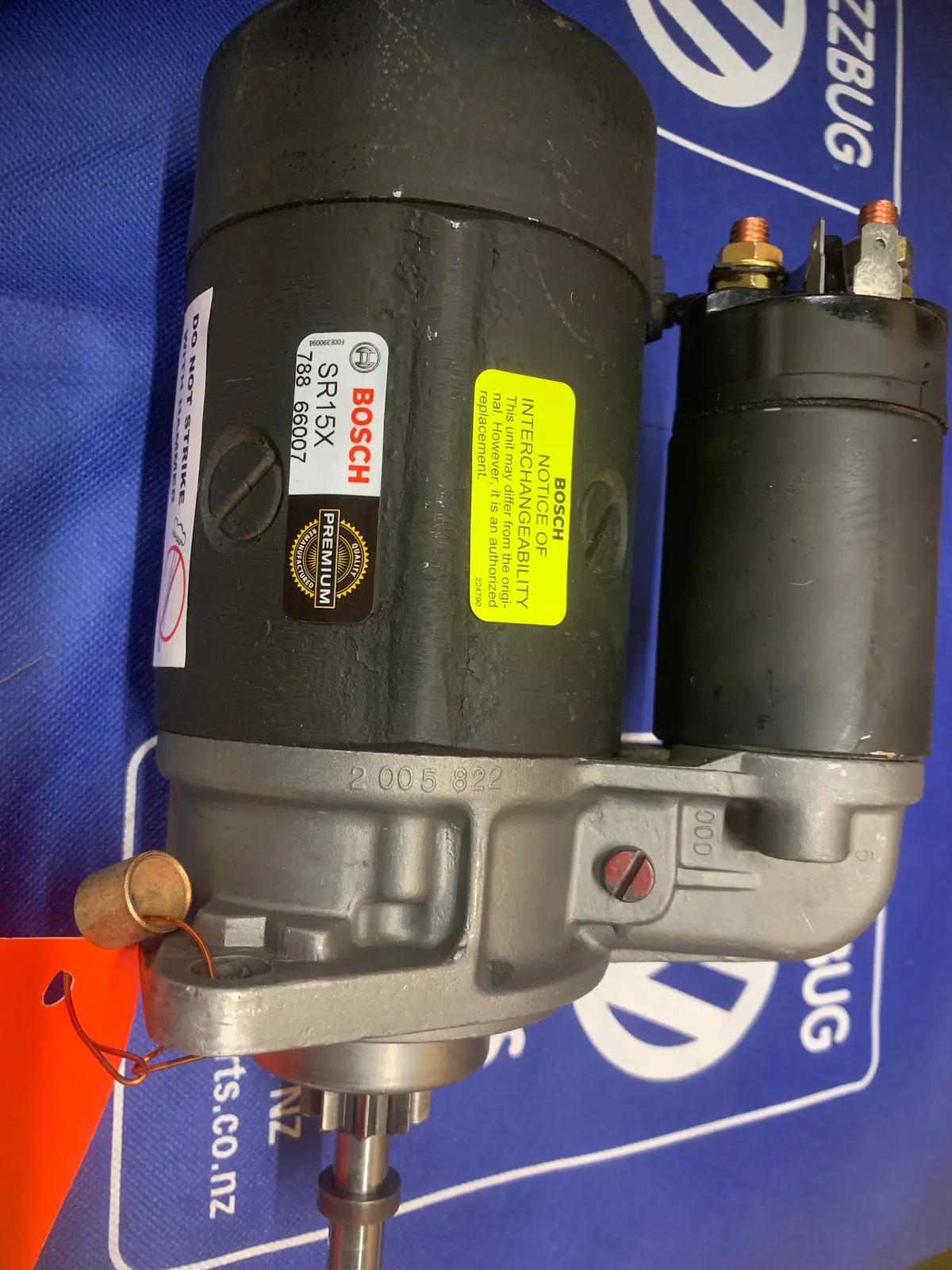 Starter Motor 12Volt Bosch/Hella 2
