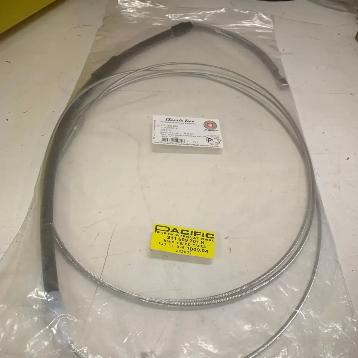 Handbrake Cable, T2 Bay 1967-68 1
