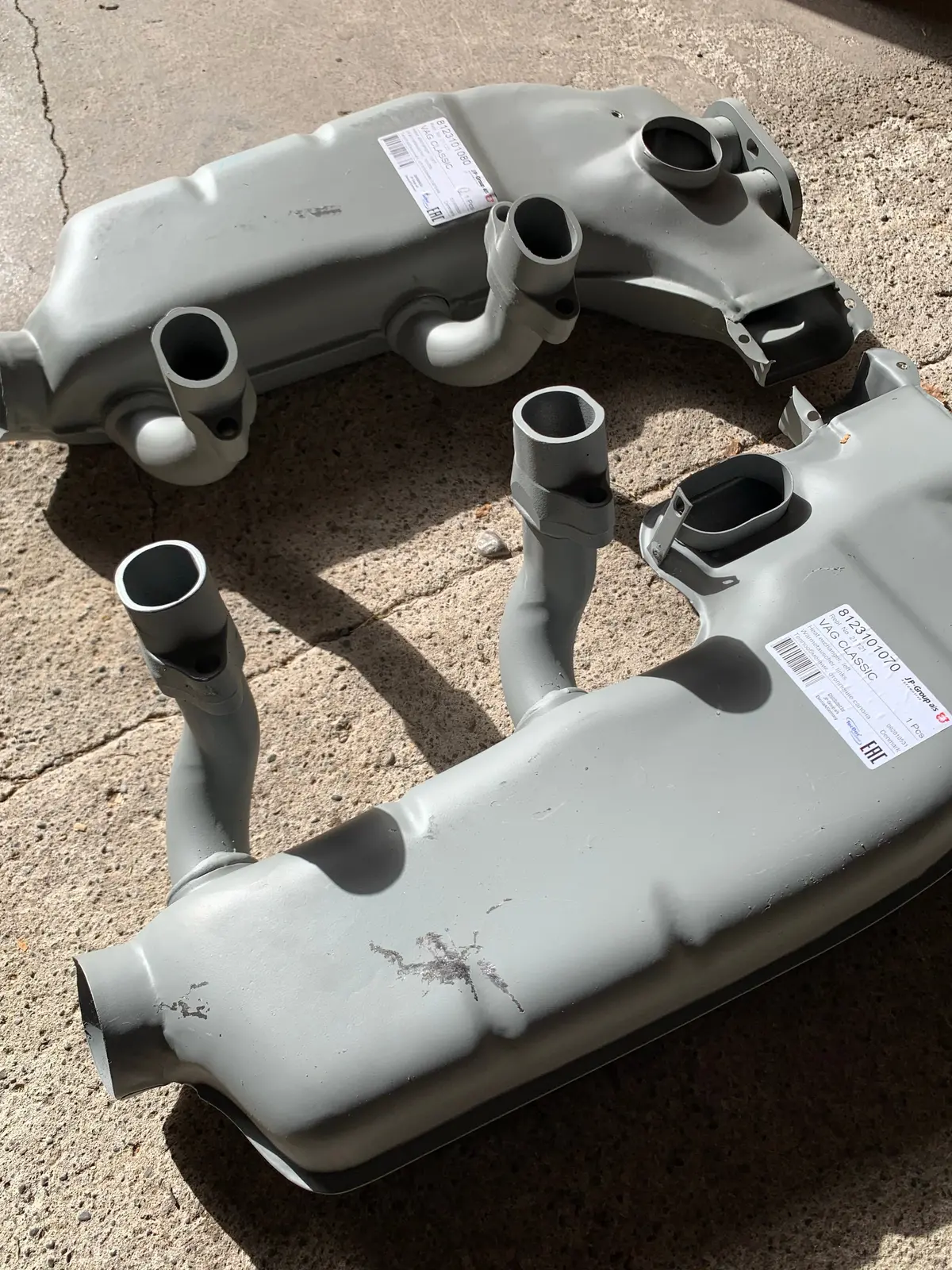 Heat Exchangers -Pair, Kombi 1971-78 1
