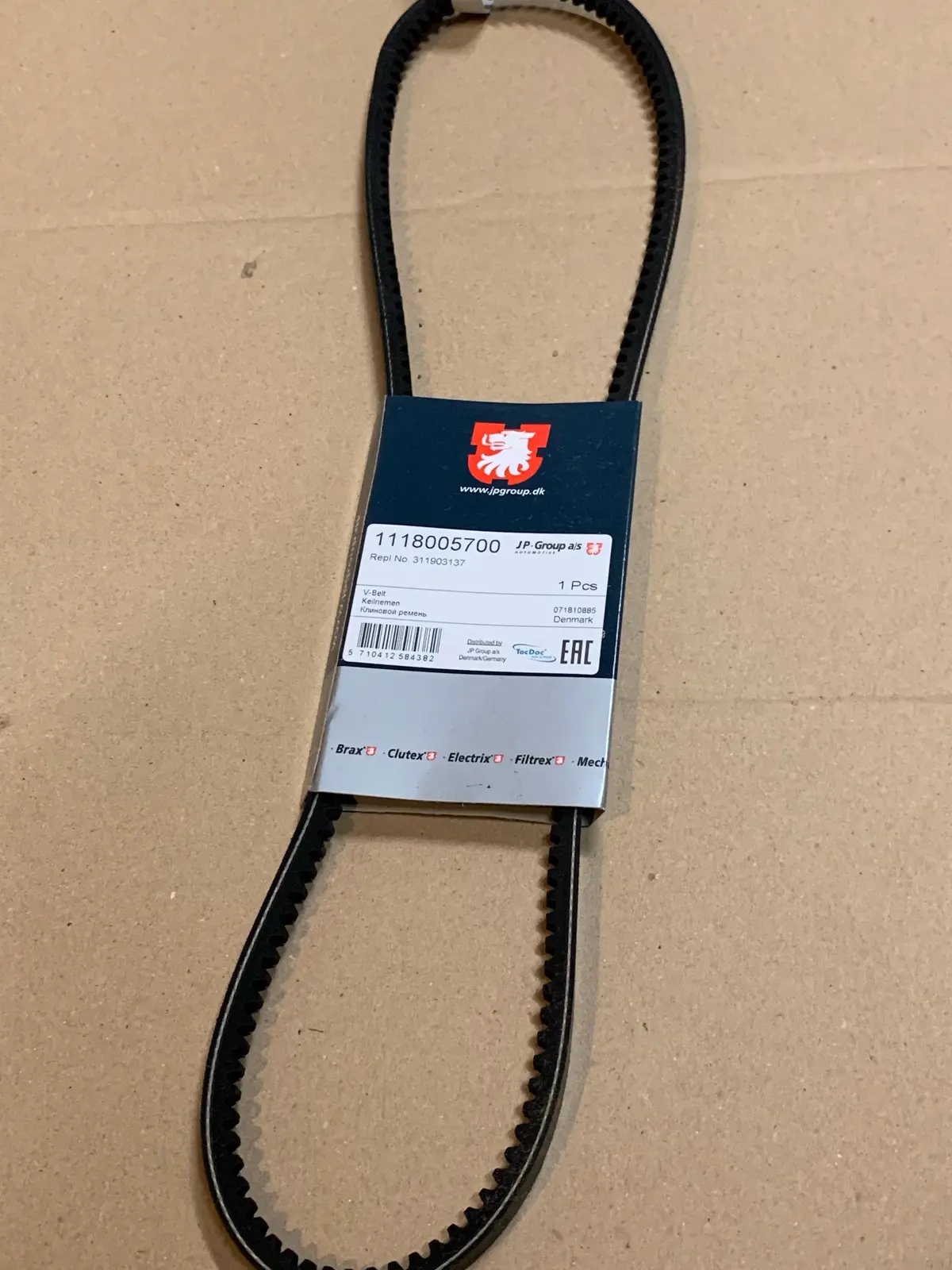 Fan Belt 10 X 1050Mm - Suits Type 3 1961 To 1973 1