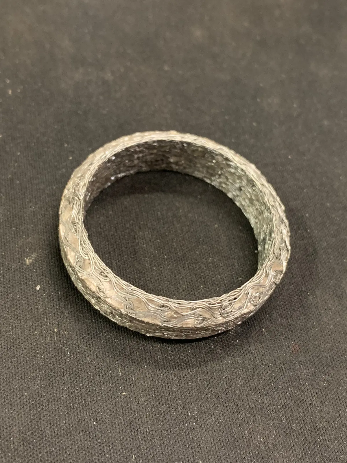 Exhaust Ring Graphite, 35Mm - Beetle/Ghia 1955 To 1974 1