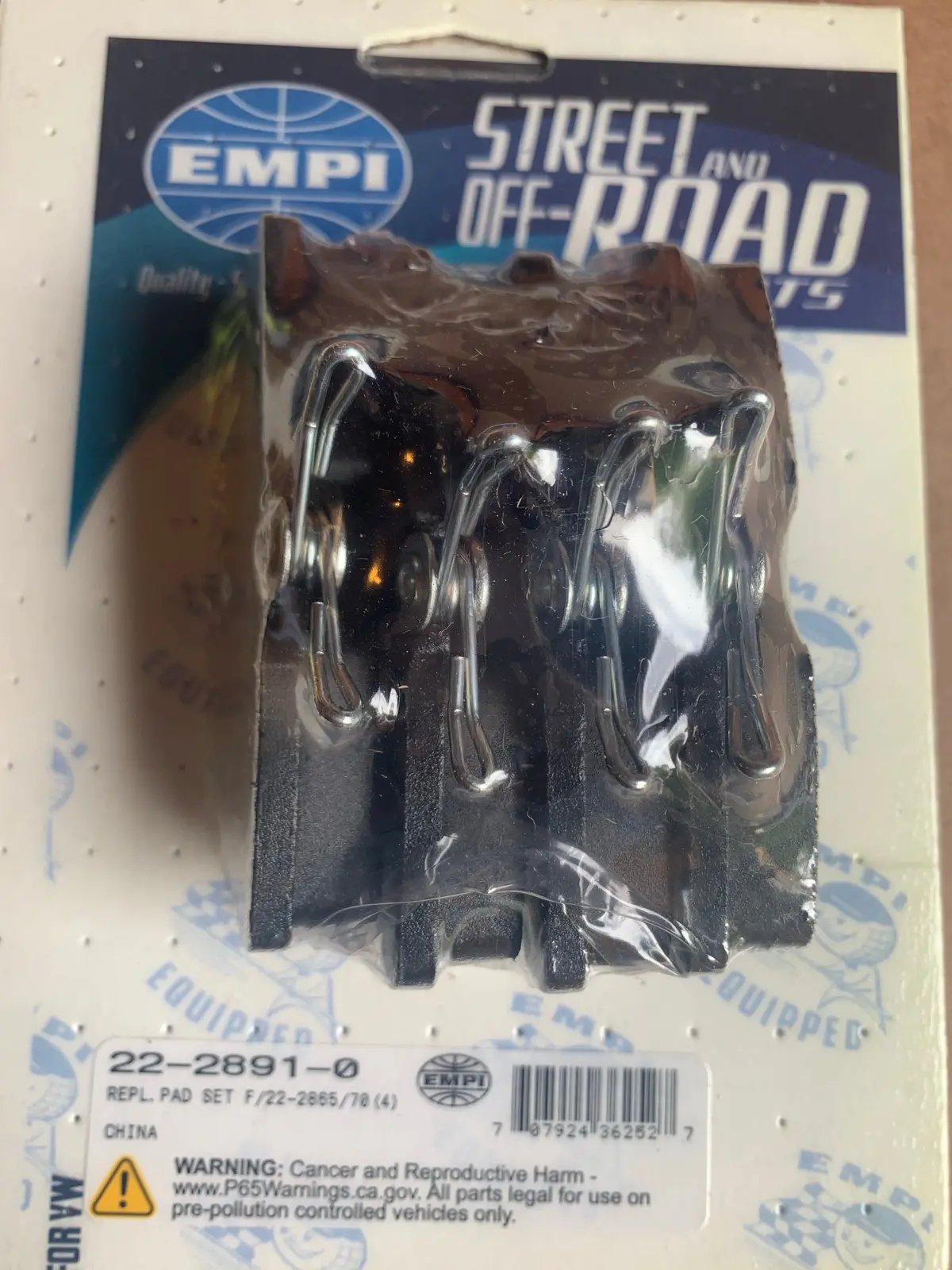 Rear Brake Pads Empi - Disc Brake Kit 1