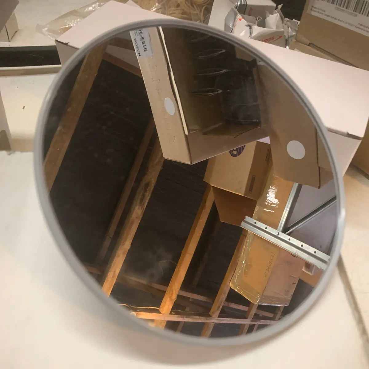 Round Door Mirror, T2 Split 1950-67 1