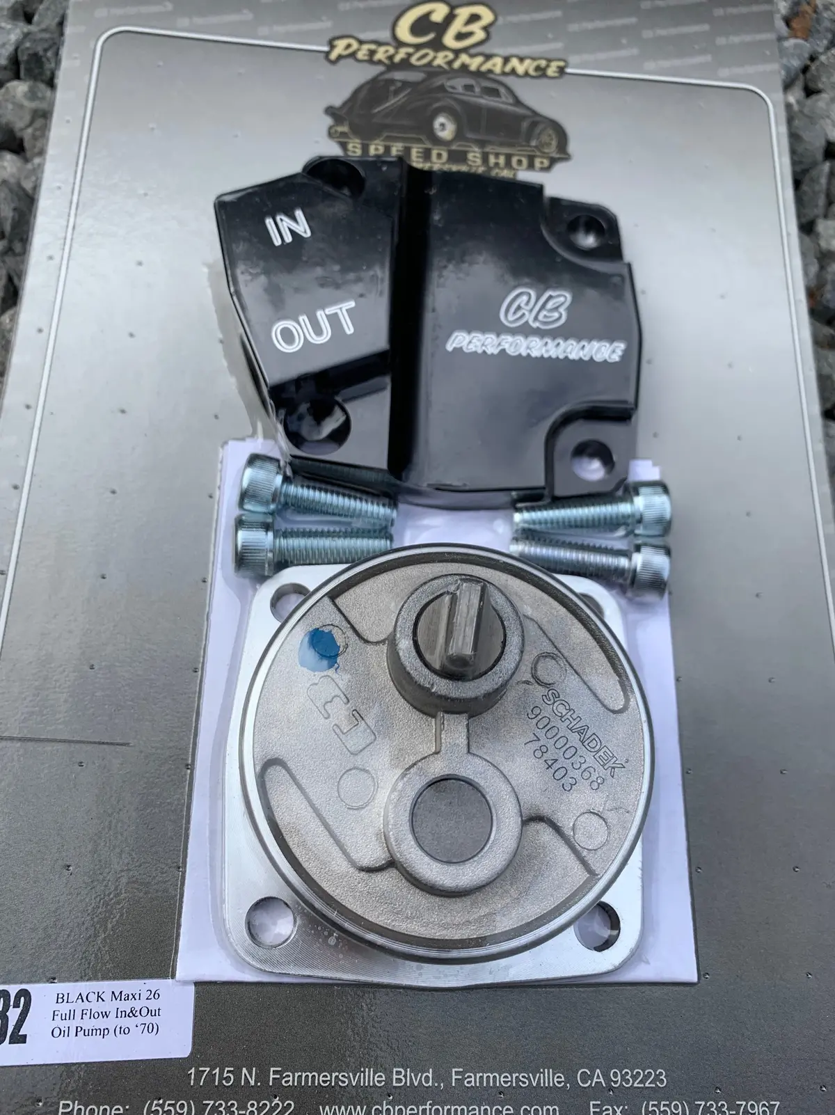 Maxi 26 Oil Pump, 3Bolt Flat Cams 1