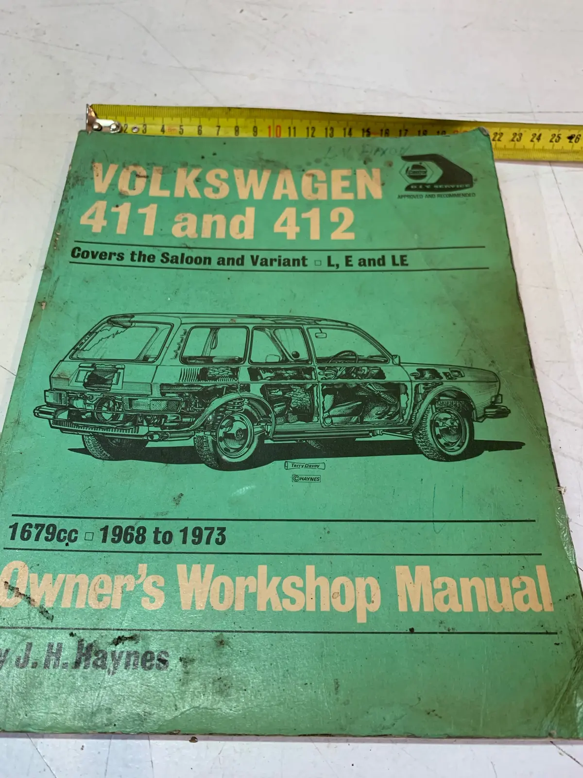 Used Workshop Manual, 411 / 412 1968-1973 1