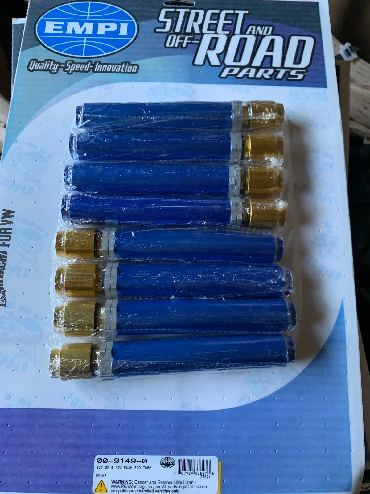 Adjustable Push Rod Tubes, 1200-1600Cc 1