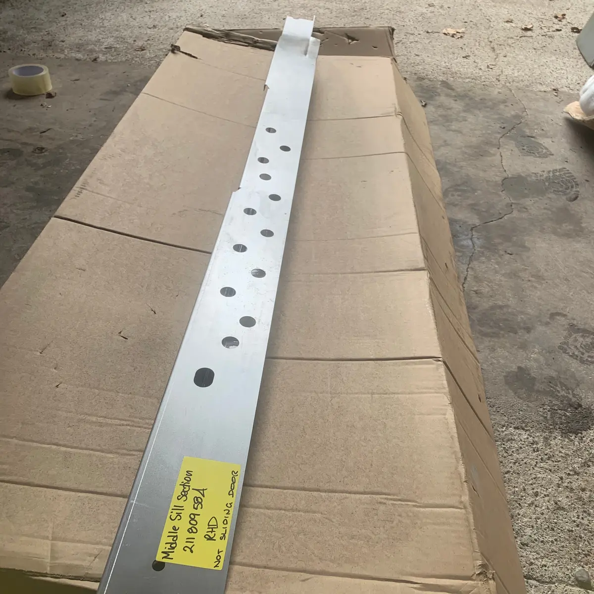 Middle Sill (Non Sliding Door Side) Rhd, Kombi 1968-79 1