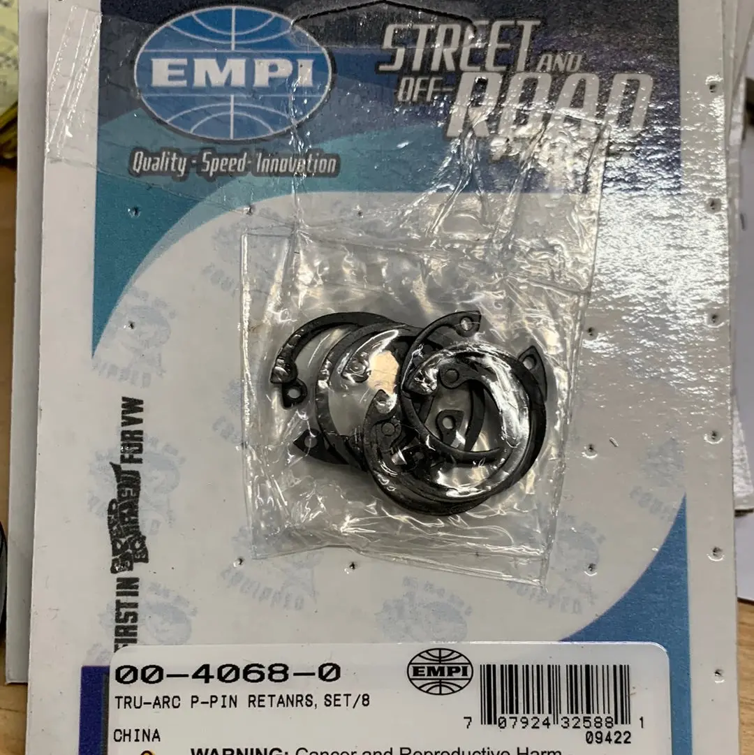 Tru-Arc Piston Pin Retainers X8 1