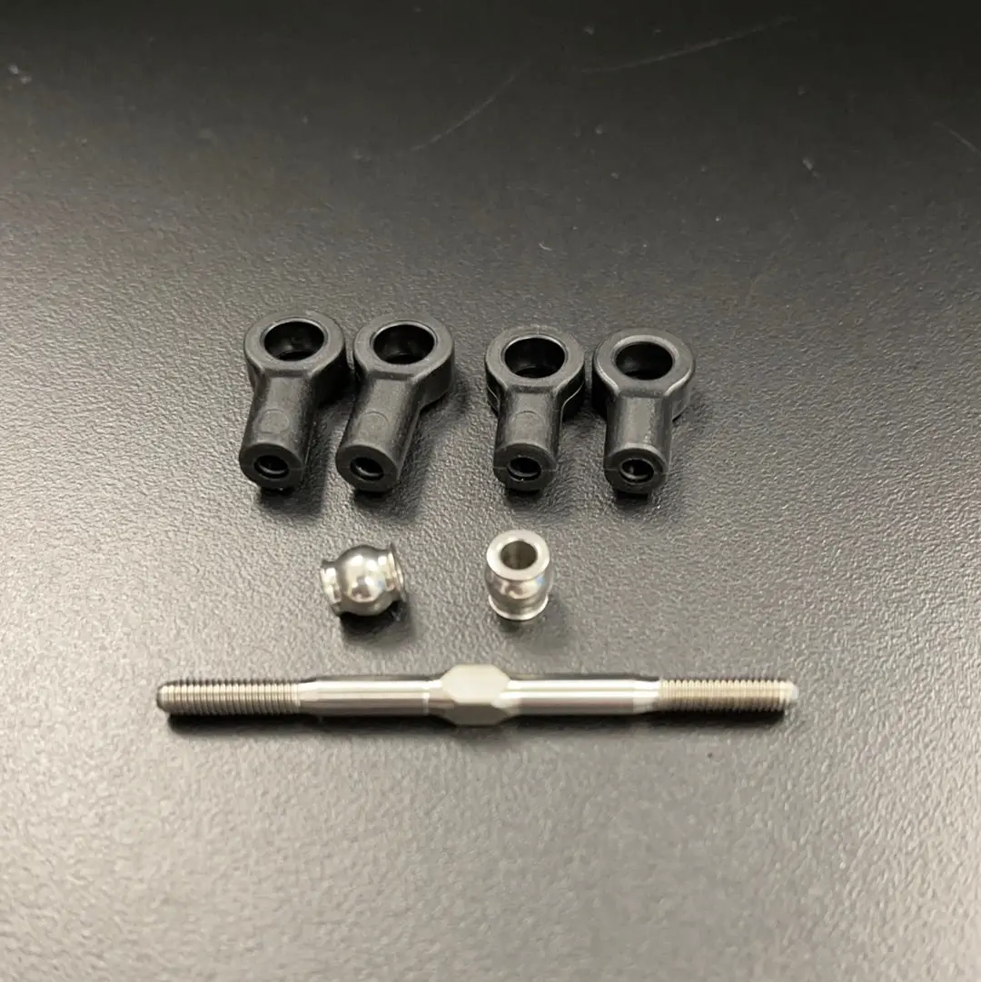 Sch1278 B6 Chassis Tie Rod Set (W/ Lunsford Ti Turnbuckle) 1