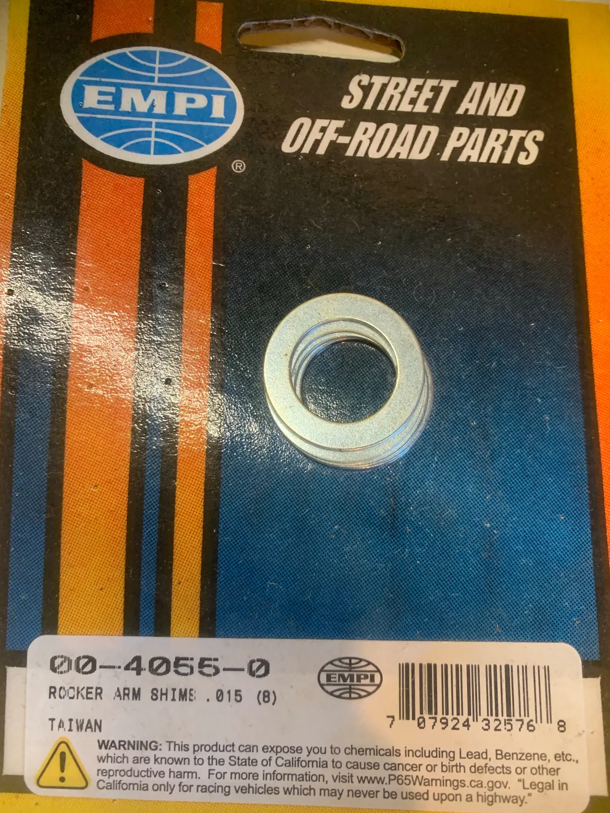 Rocker Shaft Shims 0.15" 1