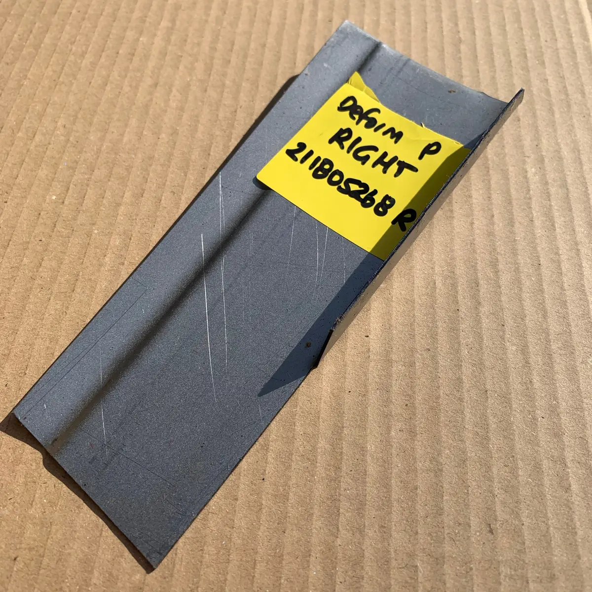 Deformation Panel End Plate, Kombi 74-79 2