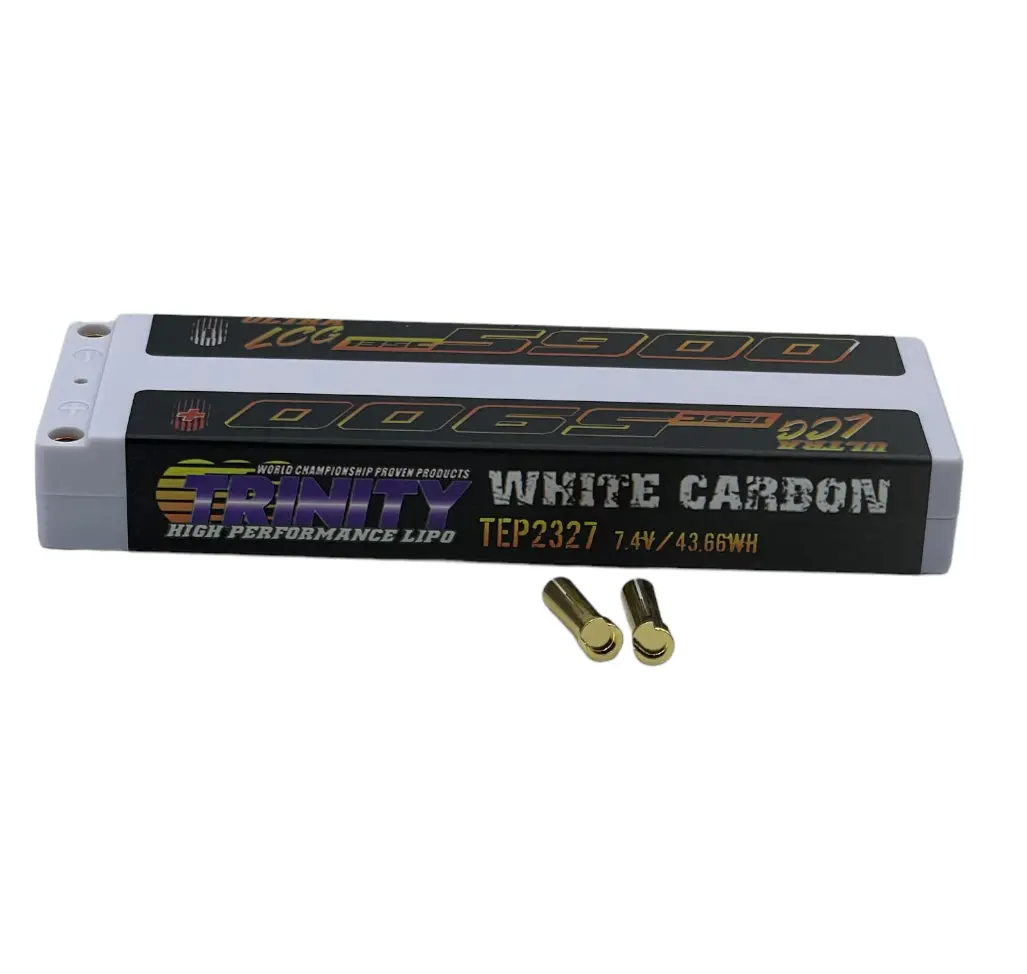 Tep2327 5900Mah 7.4V 135C Ulcg White Carbon Stick Pack 1