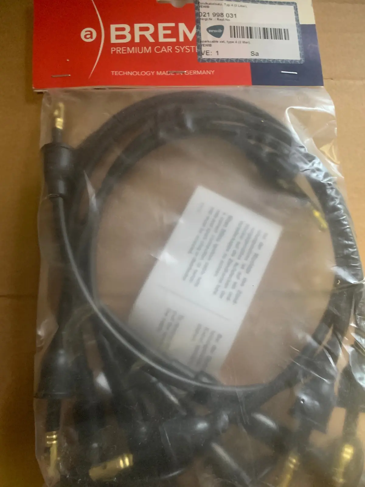 Ignition Leads, T.2, T4 1972-85 1