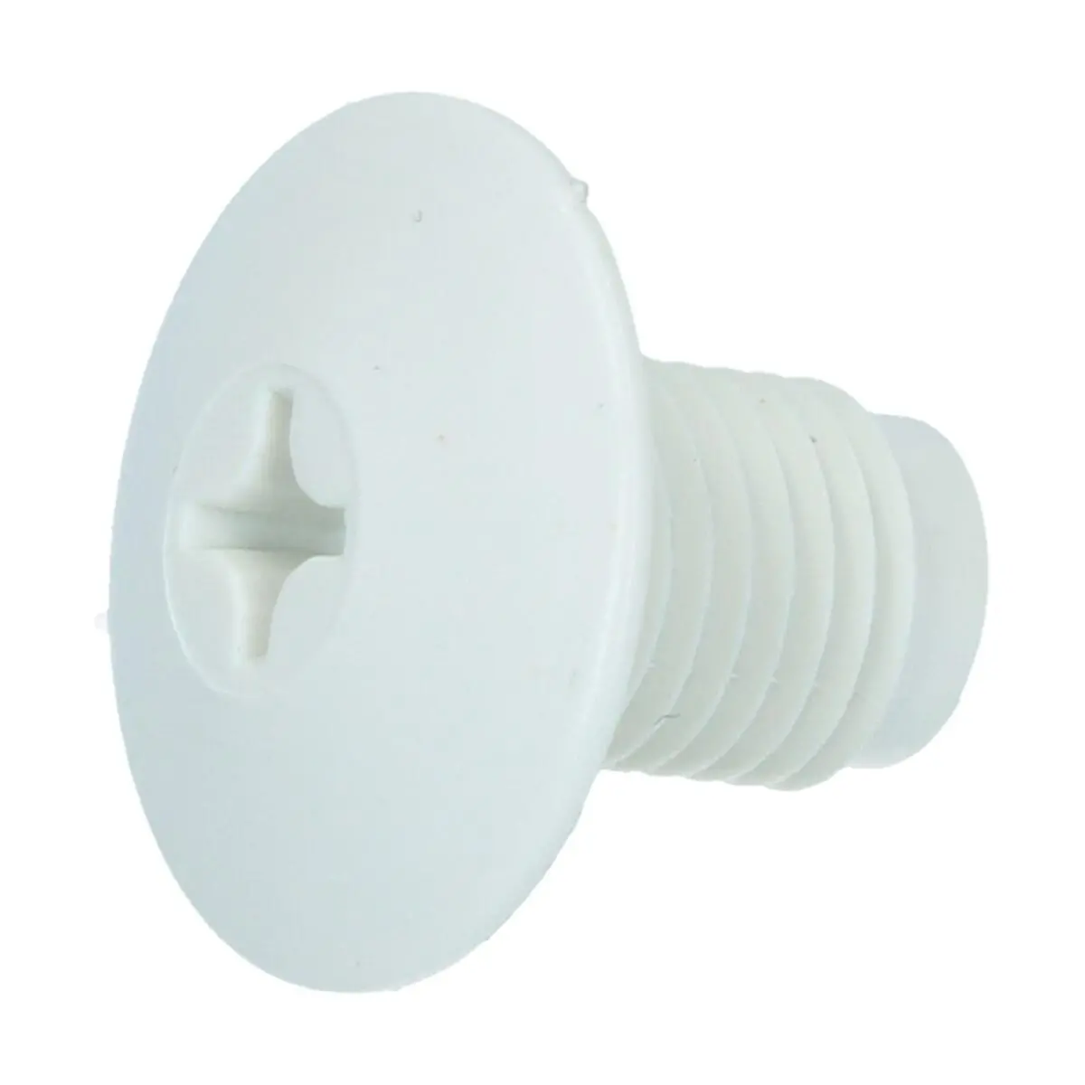 Seat Belt Plug 7/16" White 1