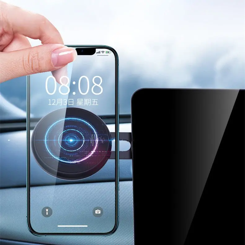Invisible Magnetic Phone Mount For Tesla 1
