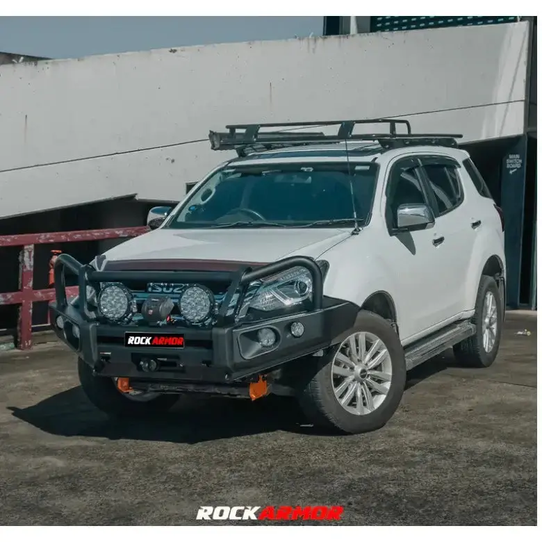 Isuzu Dmax 2012-2020 (Bar Replacement Eyebrows) Rockarmor Elite Steel Bullbar 1