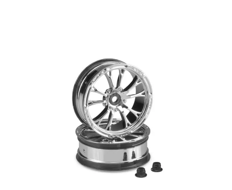 3399C 2.2" 12Mm Hex Front Wheel (Chrome) 1
