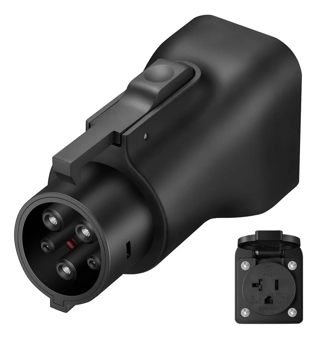 J1772 V2l Adapter For Model Y Performance & Compatible Evs | 110V-125V 16A 1