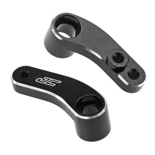 2565-2 B6 / B6d / B6.1 Aluminum Steering Bellcranks (Black) 1