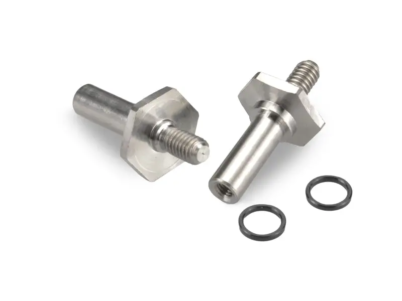2566T B6 / B6d / B6.1 Titanium Front Axle Set W/ 1Mm Spacer 1